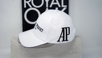 White and black cotton Audemars Piguet hat