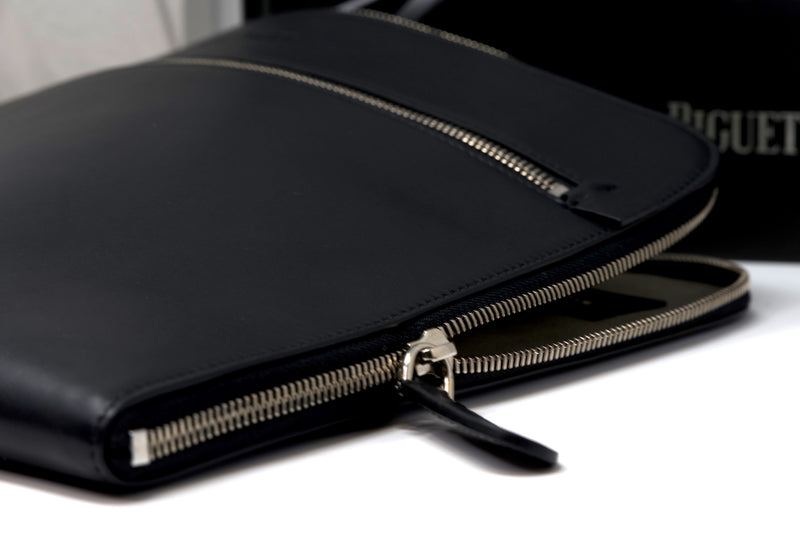 Audemars Piguet Luxury Laptop Bag Black Leather