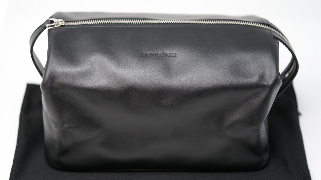 Audemars Piguet Luxury Black Leather Watch Travel Pouch